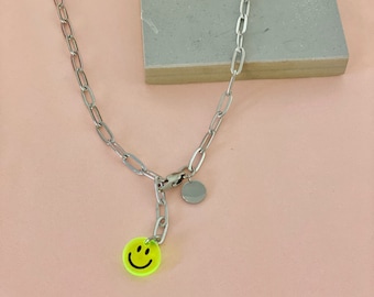 SOHO SMILEY CHAIN silver