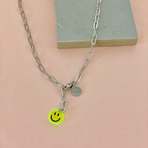 SOHO SMILEY CHAIN Silber