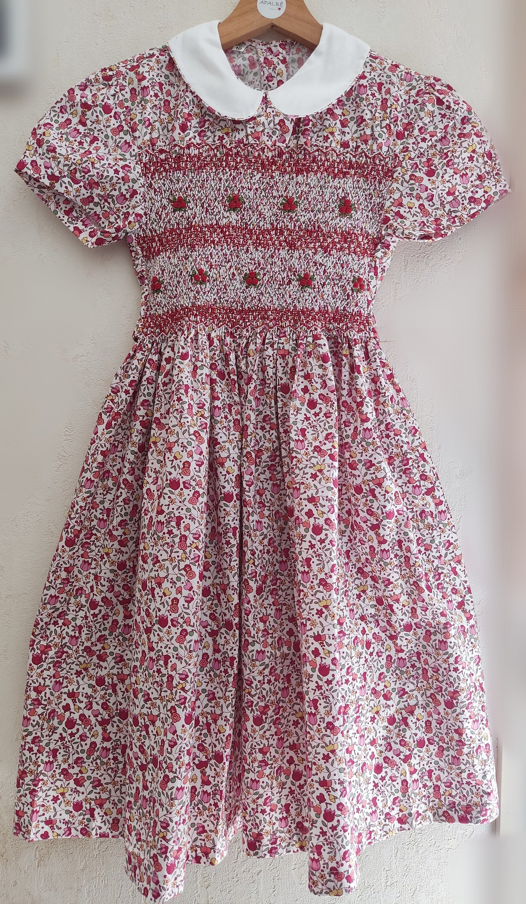 Liberty Print Floral Smocked Dress main image 1
