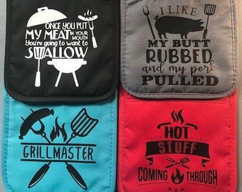 Custom Grilling Potholder/Oven Mitt