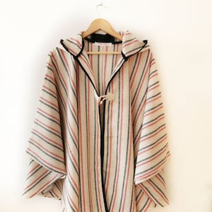 Pure Italian wool cape - ONE-OF-A-KIND