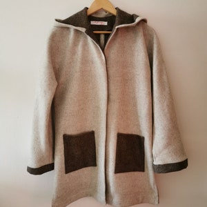 Alix model coat in pure wool - SINGLE PIECE - TG42