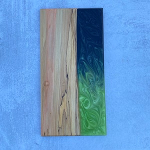 Spalted Maple, Resin Charcuterie Board, Serving Board, Epoxy Cheese Board, Wood Charcuterie Board, Tray