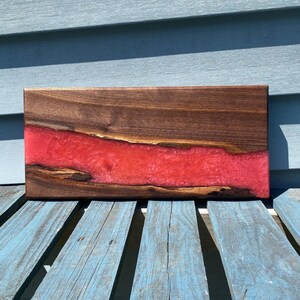 Black Walnut, Resin Charcuterie Board, Serving Board, Epoxy Cheese Board, Wood Charcuterie Board, Tray