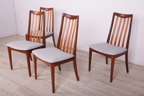 Mid century Teak Dining Chairs by Leslie Dandy for G plan 1960s Set of 4 Etsy