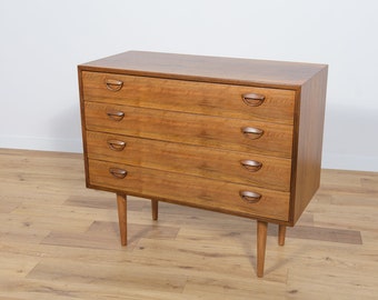 Mid-Century Walnut Dresser by Kai Kristiansen for Feldballes Furniture Factory, 1960s