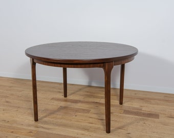 Mid-Century Round Extendable Dining Table from McIntosh, Great Britain, 1960s