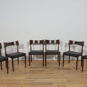 Set aus sechs Stühlen, Bernhard Pedersen & Son, Dänemark, 1960er Jahre