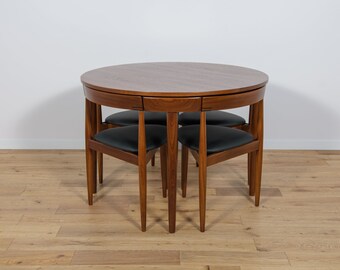 Ensemble de salle à manger, conçu par H. Olsen, Frem Røjle, Danemark, années 1950.