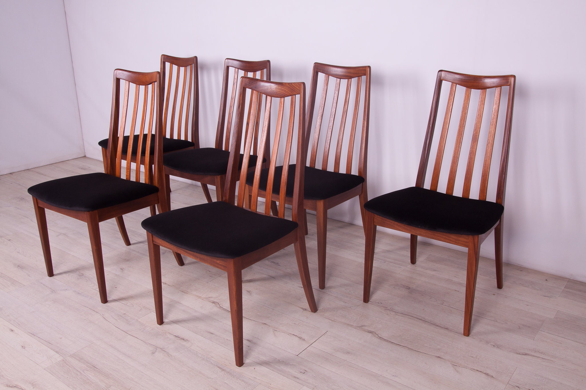 G plan teak dining chairs hot sale