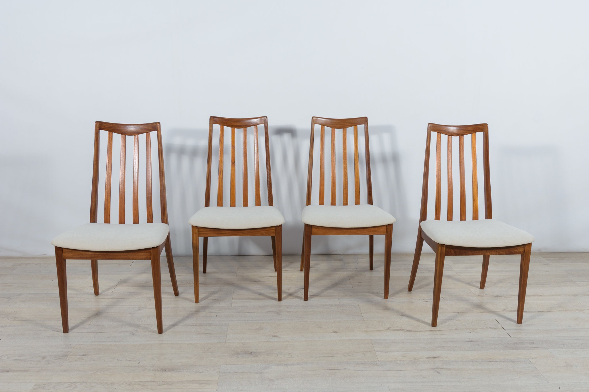 Mid-Century Teak Dining Chairs by Leslie Dandy for G-Plan, 1960s, Set of 4