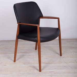 Mid-Century Armchair by A. B. Madsen & E. Larsen for Fritz Hansen, 1950s