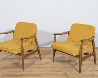 GFM-87 Armchairs by Juliusz Kedziorek for Gościcińskie Furniture, 1960s, Set of 2