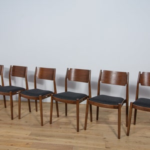 Ensemble de six chaises, Danemark, années 1960. image 3