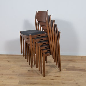 Ensemble de six chaises, Danemark, années 1960. image 5