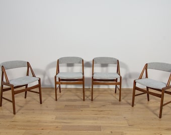 Mid-Century Teak Dining Chairs, Denmark 1960s, Set of 4