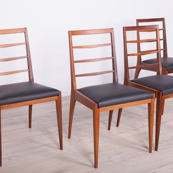 Mid Century Teak Dining Chairs from McIntosh, 1960s, Set of 4