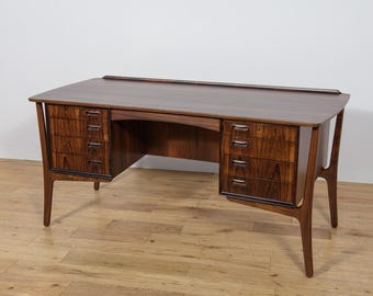 Schreibtisch, entworfen von S. A. Madsen, H. P. Hansen, Dänemark, 1960er Jahre.