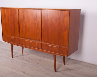 Highboard, proj. E. W. Bach, Sejling Skabe, Dania, lata 60.