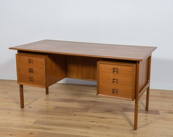 Mid-Century Danish Teak Desk by Arne Vodder for Sibast, 1960s