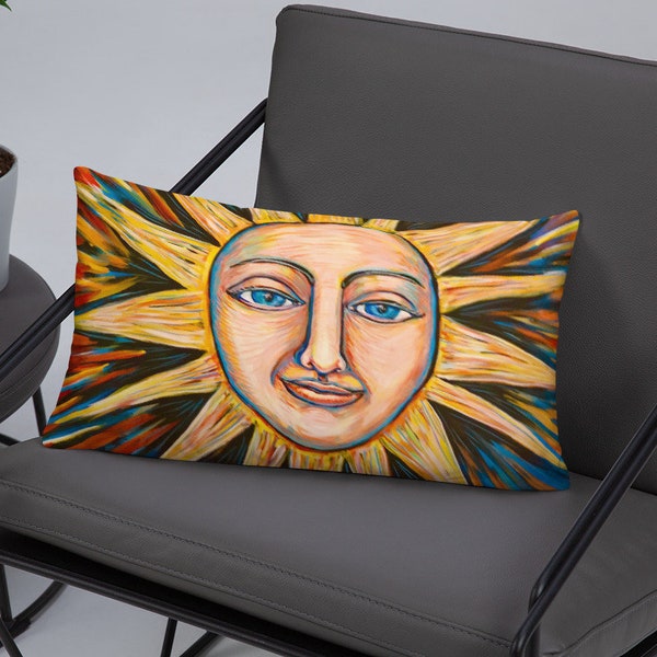 Sun Pillow Etsy