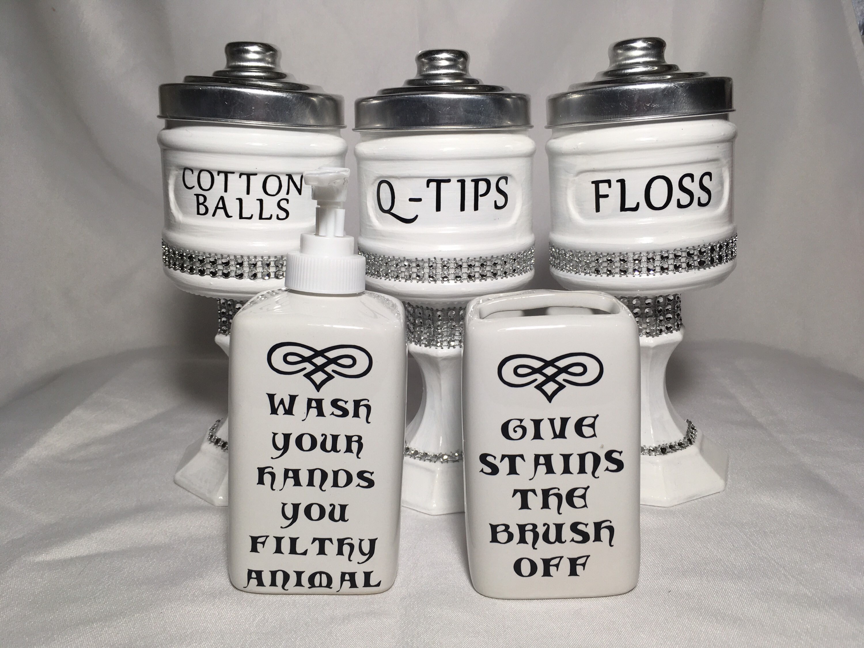 Funny Bathroom Decor Bathroom Decorations Bathroom Storage Etsy