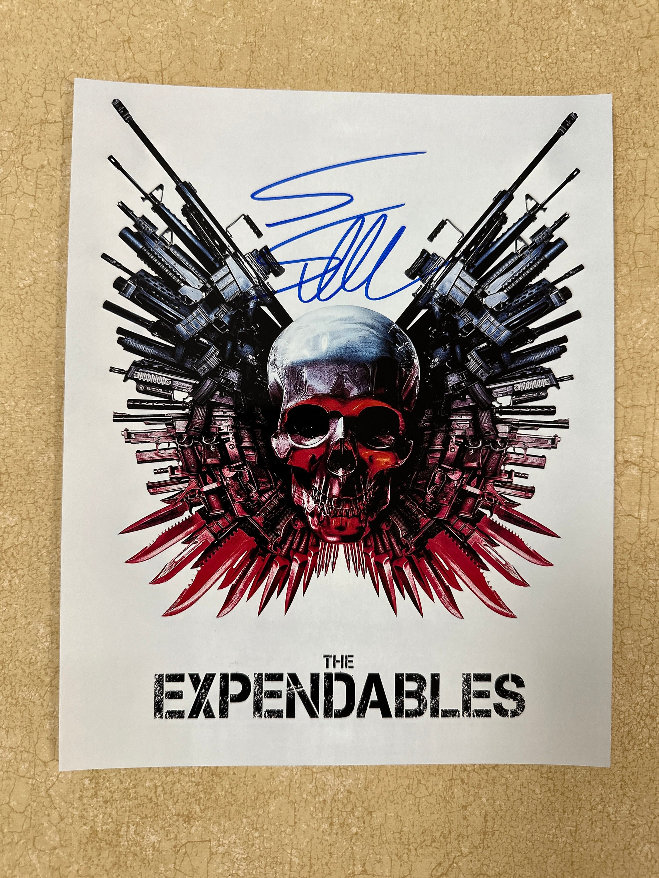 エクスペンダブルズ サイン入りポスター Expendables Signed Poster - Etsy