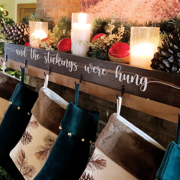 Stocking Hangers for Mantel Etsy