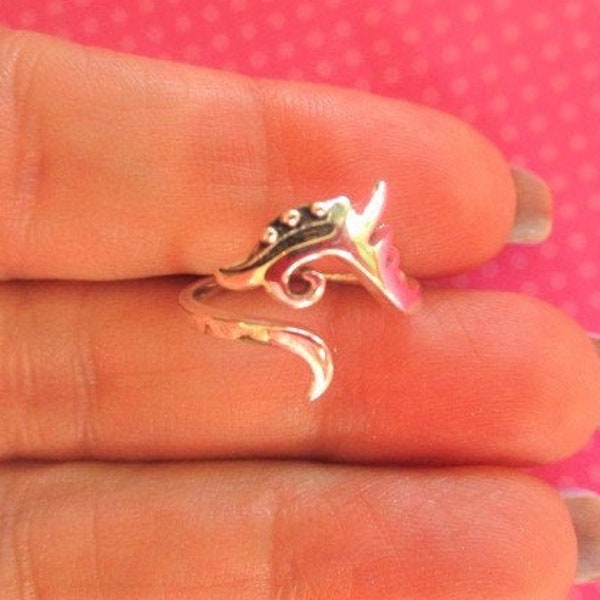 Dragon sterling silver toe ring/ring