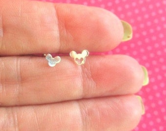 Mickey Mouse sterling siver cartilage studs