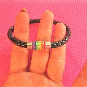 Pride rainbow rope bracelets