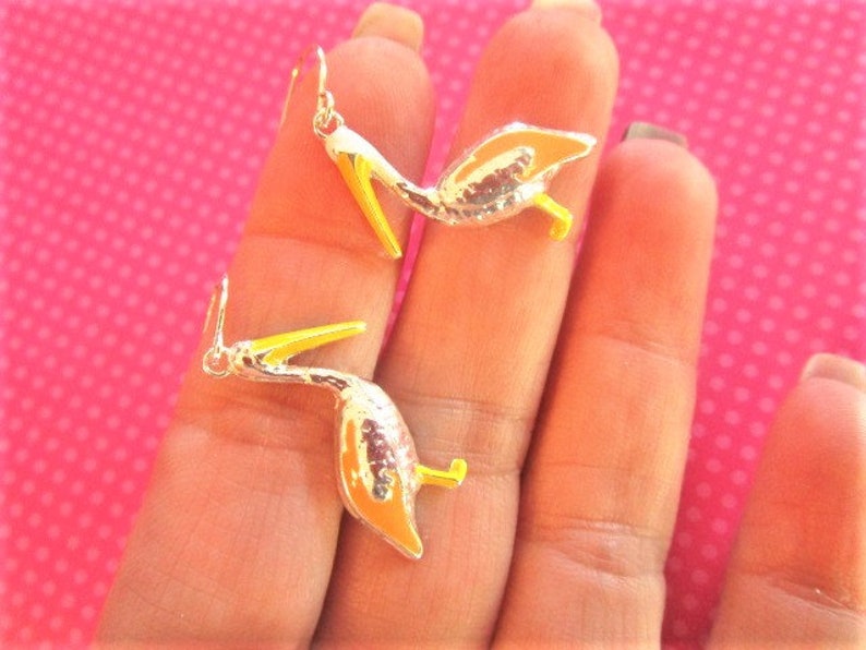 Pelican abalone shell earrings image 10