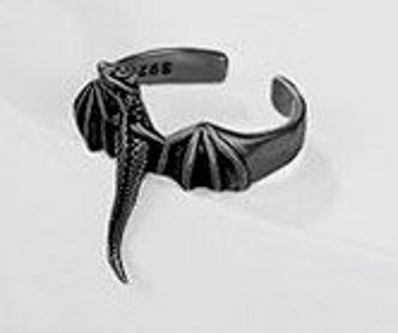 Dragon sterling silver ear cuff image 2