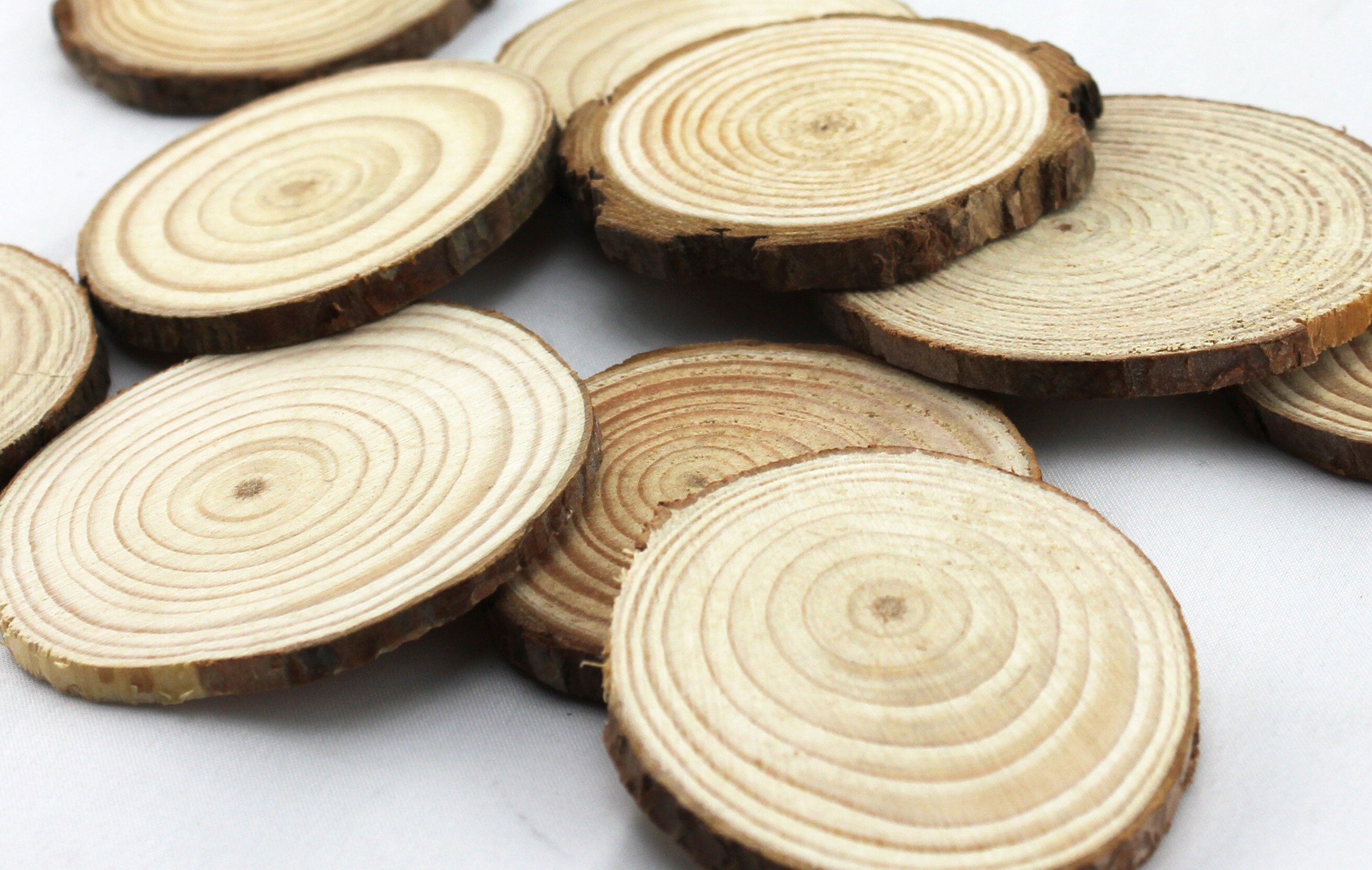 Sale 60 Piece Assorted wooden slices Rustic wood slices Etsy