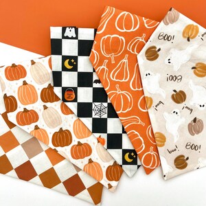 Pick of the Patch | Autumn Dog Bandana | Fall Halloween Scrunchie Bandana | Elastic Dog Scarf | Cat Bandana | Pet Neckwear | Puppy Accessory bild 5