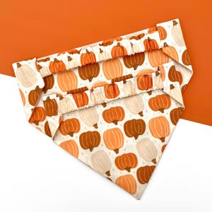 Pick of the Patch | Autumn Dog Bandana | Fall Halloween Scrunchie Bandana | Elastic Dog Scarf | Cat Bandana | Pet Neckwear | Puppy Accessory bild 3