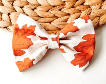 Falling For You | Autumn Leaves Pet Bow Tie | Cute Fall Dog Bow tie | Halloween Cat Bow Tie | Pet Neckwear | Puppy Accessories | Dog Gift