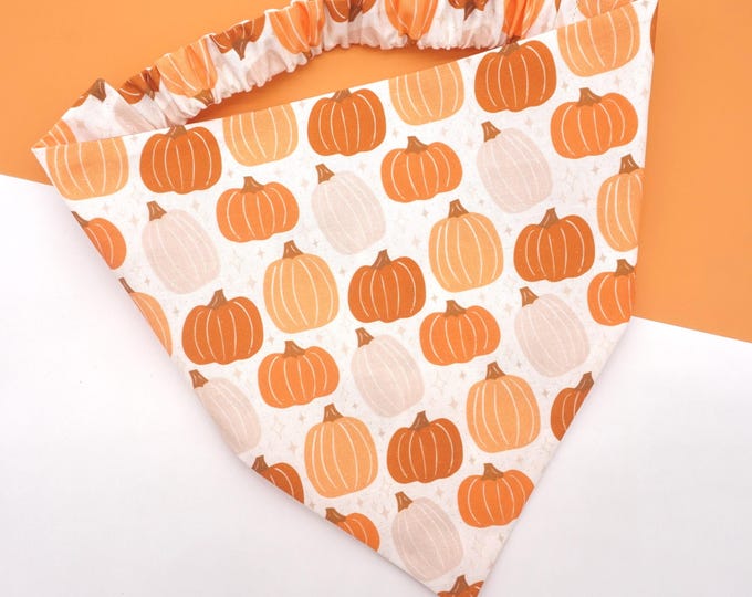Pick of the Patch | Autumn Dog Bandana | Fall Halloween Scrunchie Bandana | Elastic Dog Scarf | Cat Bandana | Pet Neckwear | Puppy Accessory