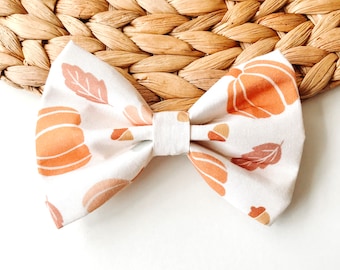 Pumpkin Patch | Autumn Pet Bow Tie | Cute Fall Dog Bow tie | Halloween Cat Bow Tie | Pet Neckwear | Puppy Accessories | Dog Lover Gift