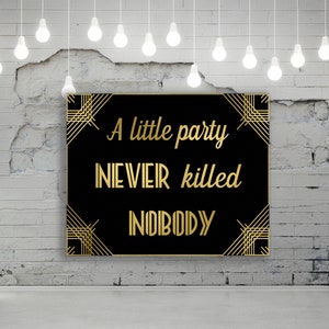 7 great gatsby decorations bundle, Great Gatsby, Great Gatsby party signs, Roaring 20s party decorations, Art deco party, DIGITAL FILES image 3