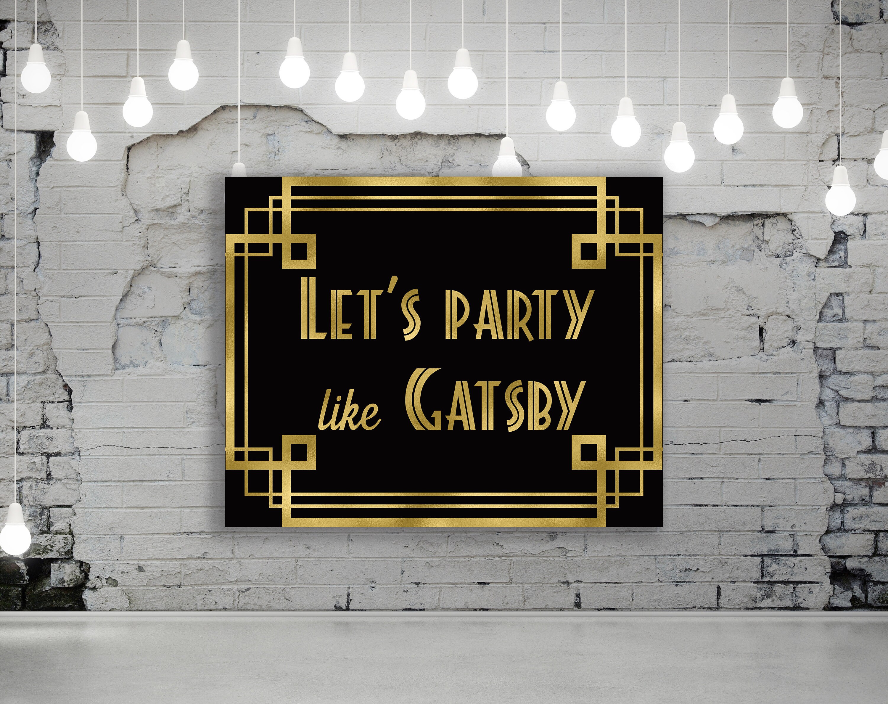 Gatsby Party Decorations Set of 29 Party Like Gatsby India