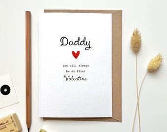 First Valentine's Day Card for Daddy | From Baby