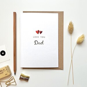 Cartão personalizado do dia dos namorados para o pai | Cartão do dia dos pais para o avô do pai | Cartão de aniversário simples do pai | Cartão de agradecimento para um pai especial