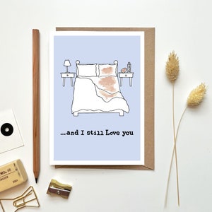 Grappige verjaardagskaart voor vriendin vrouw, ik hou van je, Valentijnsdag kaarten geschenken, brutale kaart voor vriendin verjaardagskaart, liefde nep Tan