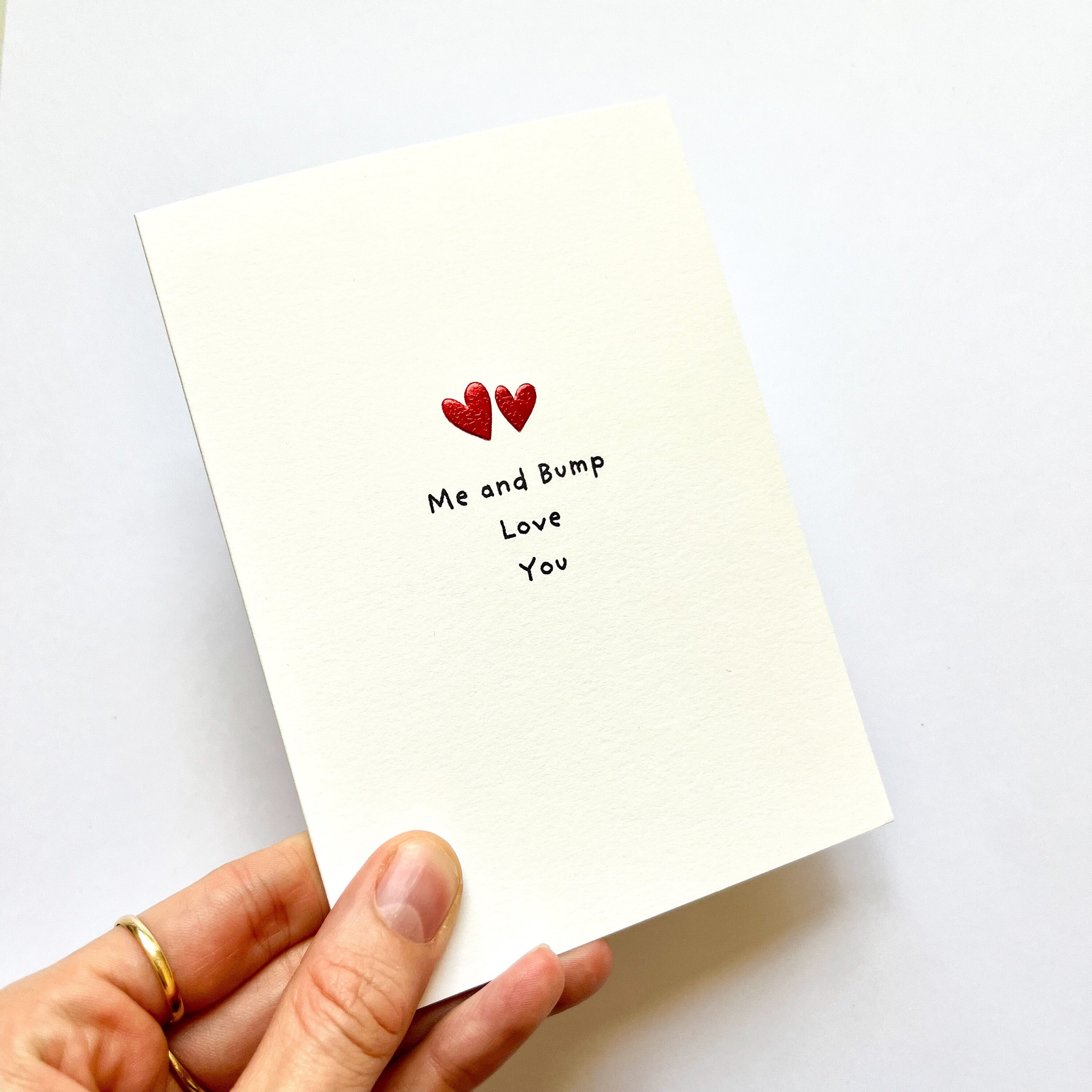 Father's Day Card From Bump, Personalised, for Husband, From Wife ...