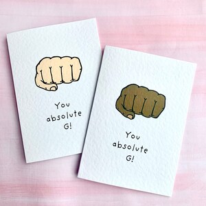 La tua carta g assoluta / Biglietto di congratulazioni ben fatto / Sei fantastico, meraviglioso biglietto per ragazzi, figlio, papà, migliore amico / Nuovi biglietti di lavoro per lui