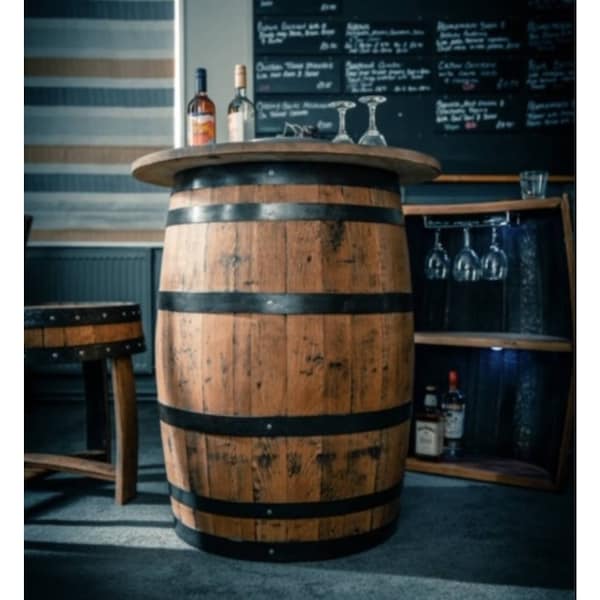 Whiskey Barrel Table Etsy UK