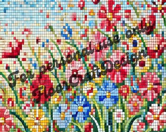 DIY Mosaikmuster – Digitaler Download | AI Mosaikvorlage