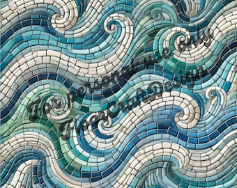 Mosaikmuster zum Selbermachen – Digitaler Download | KI-Mosaikvorlage