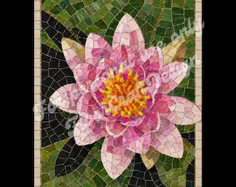 Mosaikmuster zum Selbermachen – Digitaler Download | KI-Mosaikvorlage